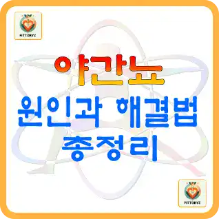 야간뇨 원인과 해결법 총정리