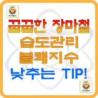 장마철 습도 관리및 불쾌지수 낮추는 팁!