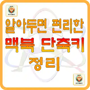 알아두면 편리한 맥북 단축키 정리