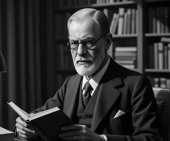 지그문트 프로이트 초상화-Gemini 생성 꿈과 꿈해몽-지그문트 프로이트 초상화-Gemini 생성