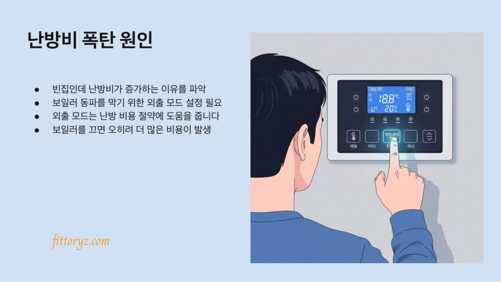 난방비(도시가스) 폭탄 요금의 원인- 슬라이드 이미지