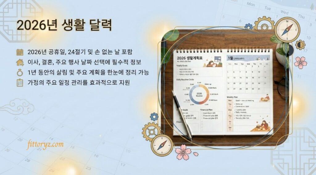 2026년 달력 총정리-슬라이드 이미지