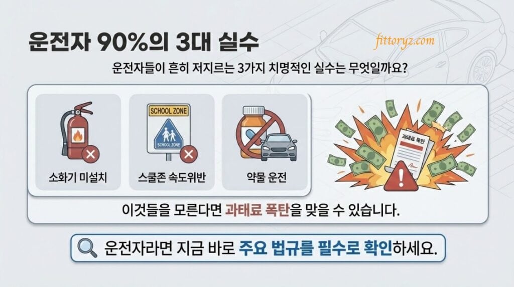 2026년 도로교통법- 운전자 90%의 3대 실수[슬라이드 이미지]