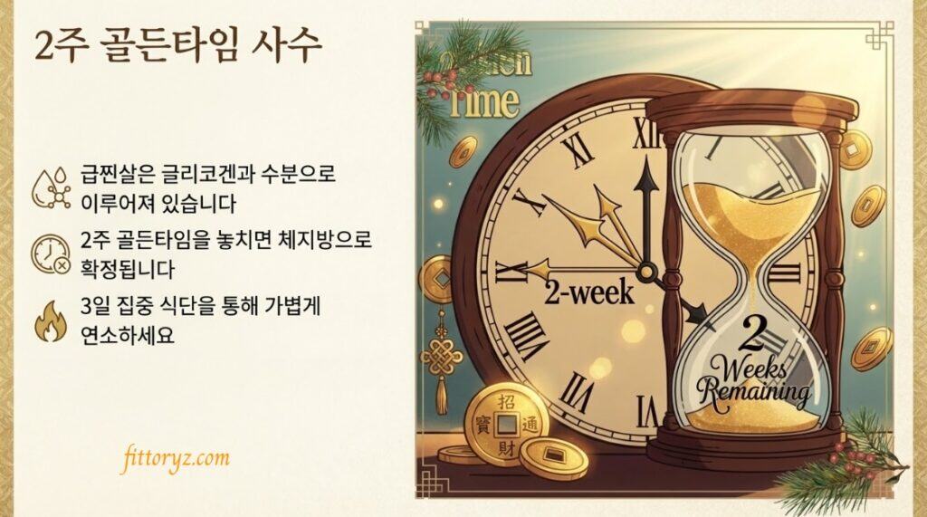 급찐살 복구 다이어트 골든타임[슬라이드 이미지]