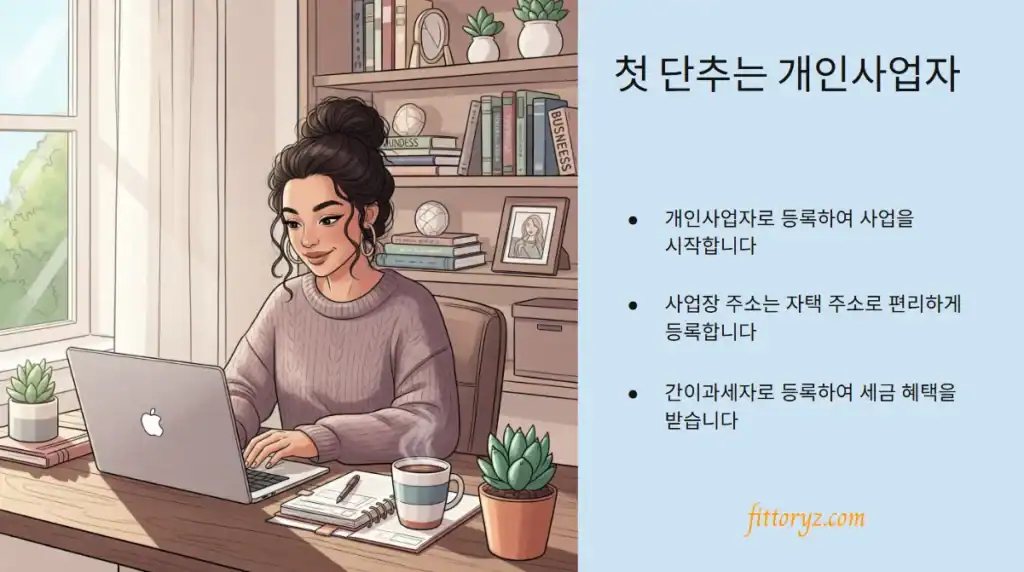 직장인 사업자 등록의 첫 단추는 개인사업자 부터-슬라이드 이미지