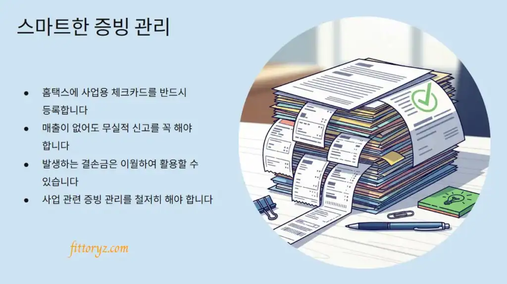 직장인 사업자 등록 후 스마트한 증빙 관리 방법-슬라이드 이미지