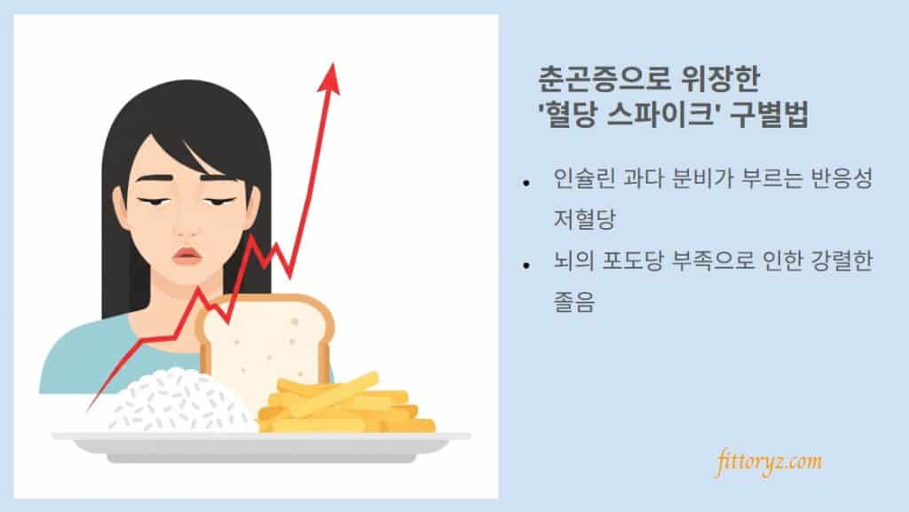 춘곤증으로 위장한 혈당 스파이크 구별방법