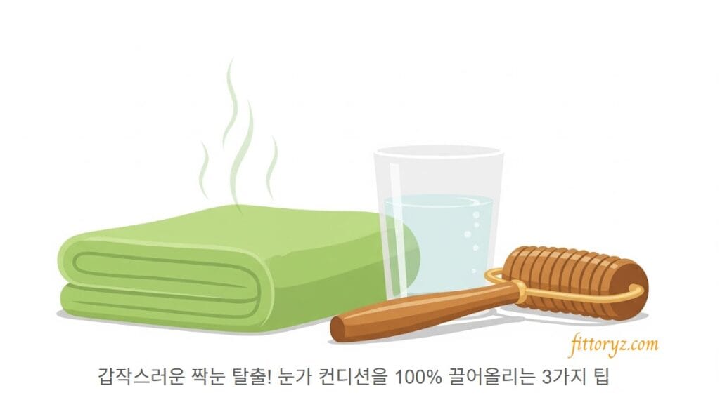 갑작스런 짝눈 탈출, 눈가 컨디션 끌어올리는 팁