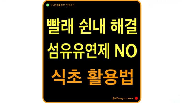 빨래 쉰내 해결 방법